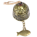 Dragon/Fish Feng Shui Bell Blessing Good Luck Fortune Hanging Wind Chime OZ