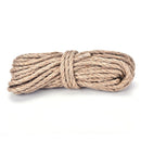 4M 6mm Jute String Twine Twisted Hessian Burlap Hemp Cord Rope Brown lj