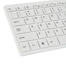 White Plastic Replacement USB2.0  Keyboard Keypad Fit Laptop Desktop