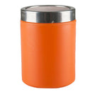 Stainless Steel Chocolate Cocoa Flour Shaker Icing Sugar Powder Orange