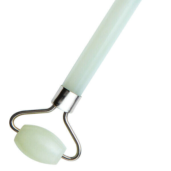Handmade Jade Roller for Face Skin, Neck and Puffy Eyes- Natural Jade Stone T3W9