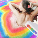 Colorful Rainbow Cloud Bath Bombs,Float On Water&Release Vivid Rainbow Colo W6F8