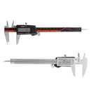 Electronic Digital Caliper Inch/Metric/Fractions Stainless Steel 0-6 Inch 150 mm