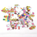 20 pcs Wooden Train Design Sewing Buttons, 25 x 22mm. Perfect for children' Z6L2