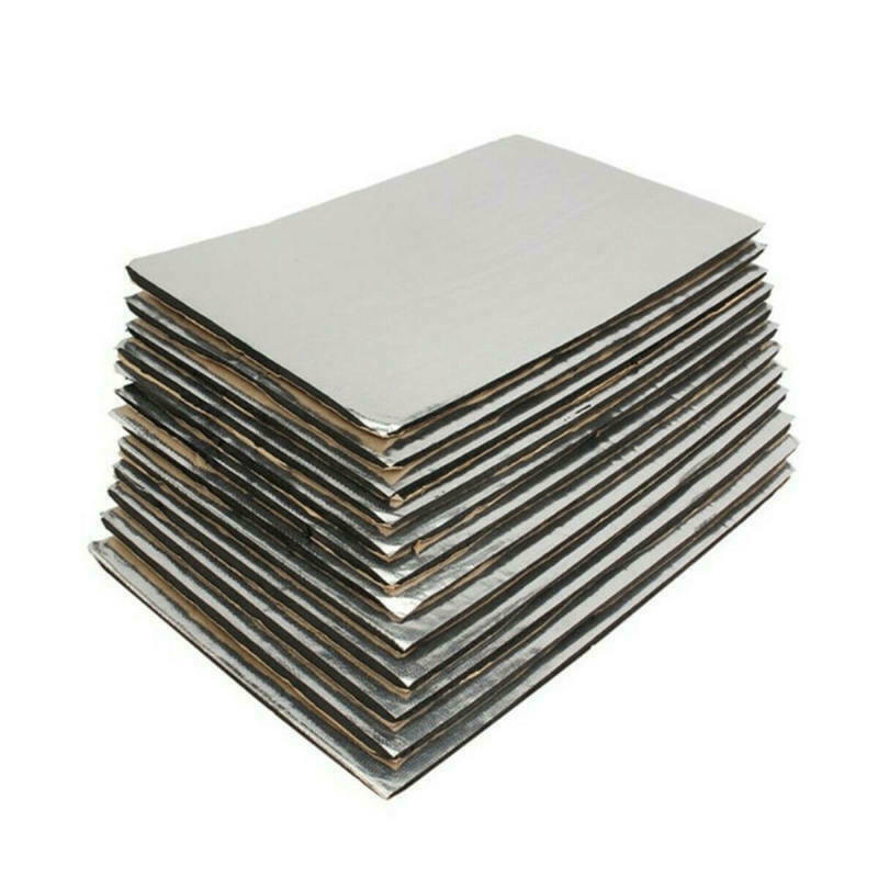 Car Hood Floor Sound Heat Noise Insulation Closed Cell Foam 12 Pcs 5mm