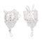 Short Lace Floral Rhinestone Bowknot Fingerless Wedding Party Bridal Gloves T Kw