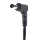 2pcs Laptop Right Angle Adapter 5.5x2.5mm DC Tip Plug Connector w/Cable Cord  ï¼D