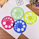 1X 360 Degree Sew Easy Plastic Templates Quilt Patchwork Stitch Craft Ruler 3C