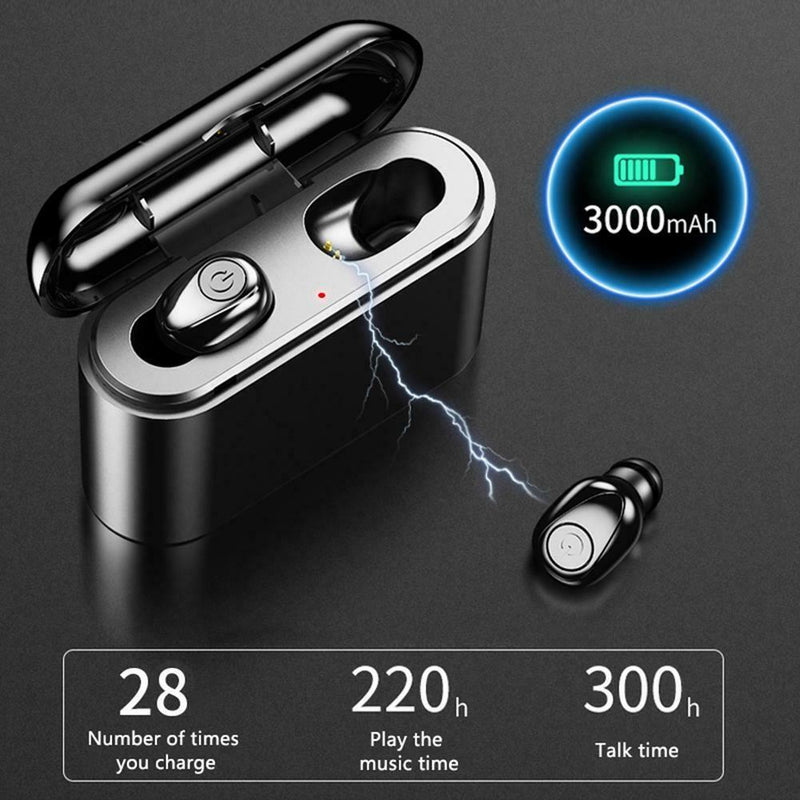 X8 TWS Bluetooth 5.0 In-ear Stereo Binaural Headset Noise Reduction Earphones