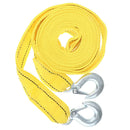 4M Tow Rope Heavy Duty 5 Ton Car Towing Pull Rope Strap Hook Trailer Belt Yellow