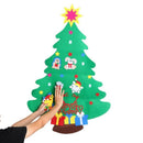 New Kids DIY Stereo Felt Christmas Tree with Decorations Door Wall Hanging
