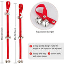 5 Pcs Dog Doorbell for Potty Training with Collapsible Dog Bowl and Dog ClicF8R2