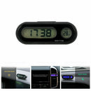 Car Electronic Clock Luminous Thermometer LED Digital Display Dashboard Clock ND