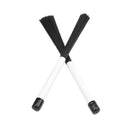 1 Pair Telescoping Loop End Drum Brushes Drumsticks for Jazz Drum White