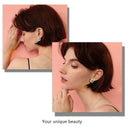 Butterfly Earrings Women's Fashion Diamond Earrings Gifts Jewelry Weeding E2F0