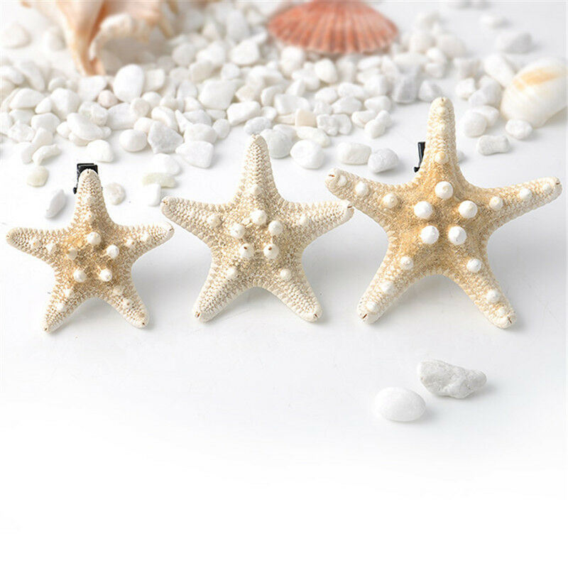 Lovely Hot Lady Girls Sweet Nice Starfish Beach Sea Star Hairpin Hair Clip one
