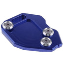 Side Stand Plate Kickstand Extension Pad For BMW F800GS 2008-2014 Blue