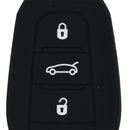 Silicone Keyless Entry Car Remote Fob Key Fob Bag Holder Case Smart 3 Buttons