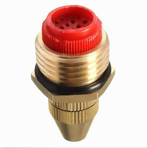 1/2" DN15 Adjustable Water Flow Brass Spray Misting Nozzles Garden Spray Head