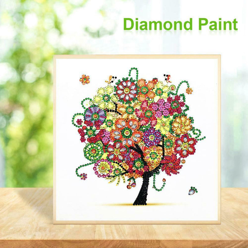 5D DIY Special Shaped Diamond Painting Tree Cross Stitch Mosaic Craft Kits