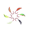 6pcs Winter Ice Fishing Bait 2.2cm/1.4g Mini ice Fishing Lure With Single Ho%!