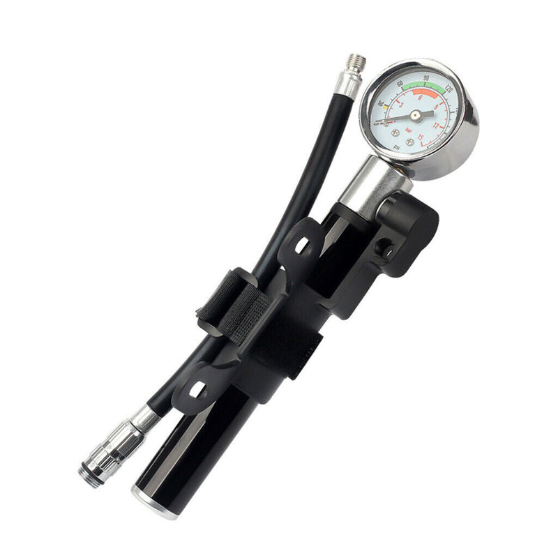 Bike Pump with High Pressure Gauge - Sports Ball Motorcycle Tire Air Pump -
