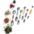 6Pcs/Set Magnetic Measuring Spoons Set Stainless Steel Stackable Dual Sided Z8O8