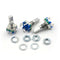 3Pcs/set 6mm D Shaft 18 Position 360 Degree Rotary Encoder w Push Button FT