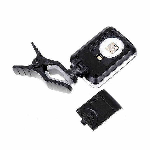 Clip-on Digital Electronic Chromatic Tuner Bass Ukulele Acoustic Guitar LCD FNJ