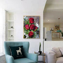 5D DIY Full Round Drill Diamond Painting Flower Cross Stitch Set (D285)