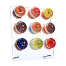 Acrylic Donut Display Wall Stand Reusable for Wedding Party Christmas Treats