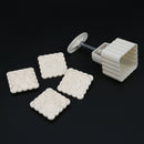 4Patterns Square Moon cake Fondant Sugarcraft Decorating Cookies Mold