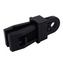 Outdoor Awning Tarp Tent Tighten Clip Clamp Tools with D-Shape Buckle Carabiner