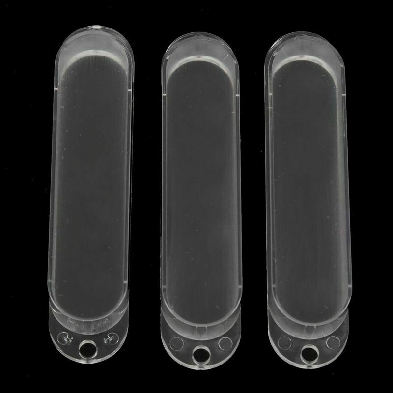 Transparent Closed Single Coil Pickup Covers For Fender Strat Electric Guit