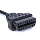 2pcs 12Pin OBD1 to 16 Pin OBD2 Convertor Connector Adapter Cable For Chevrolet