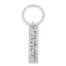 Drive Safe Keychain Boyfriend Girlfriend Keyring Dad Fathers Jewelry Gift KQB3C