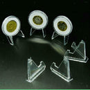 5 Pieces Transparent Coins Display
