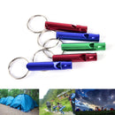 5X Alloy Aluminum Emergency Survival Whistle Outdoor Camping Hiking Keychain LJ