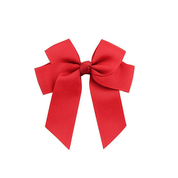 20X Grosgrain Ribbons Cheer Bow With Alligator Hair Clip Baby Girls Boutique LJ
