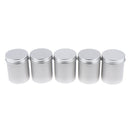 5Pcs Empty Containers with Screw Top for Cosmetics Spices Salves Beads 80ml