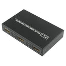 HDMI KVM Switch Ultra HD 4K for 2 PC Sharing Monitor Keyboard Mouse Printer A
