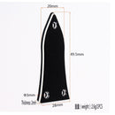 2pcs Black 3 Ply Bell Shaped Truss Rod Cover for Epiphone Guitar Accessories
