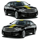 3pcs Car Art Decorative Stickers Styling Decals Kits for Auto Covers Head Tail