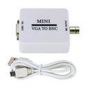 Mini VGA To BNC Video Converter Adapter Conversor Switcher For HDTV Monitor