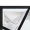 1Pcs Easy to Install Gray Plaid Screen Door Curtain