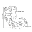 motorcycle Moto bike CNC Chain Tensioner Chain adjuster on Roller Adjust FO