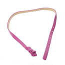Girls Ladies Skinny Narrow Belt Double Bowknot Dress Belt-Fuchsia