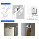 Zl Bracket For Inward Door 280Kg/600Lbs Holding Force Electric Magnetic Loc