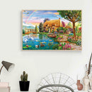 5D DIY Full Drill Diamond Painting Scenery Cross Stitch Embroidery (A795)