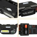 Super Bright Waterproof Head Torch Headlight LED USB Rechargeable Headlamp Fish